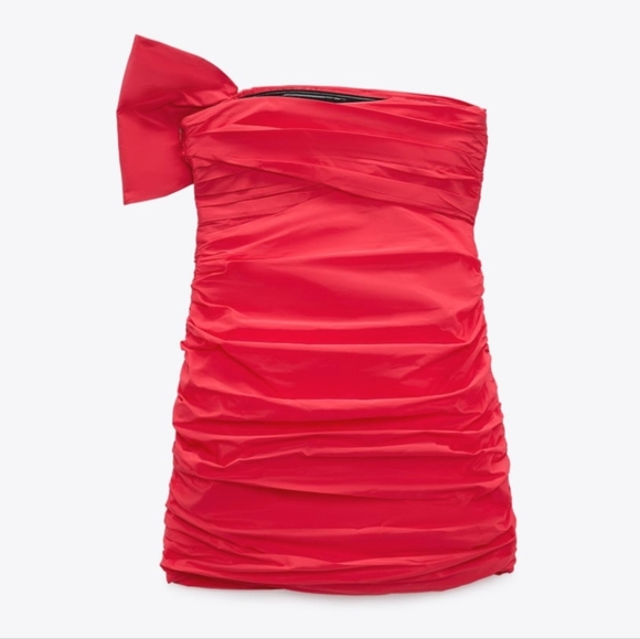 NWT Zara mini dress with bow - Picture 5 of 13